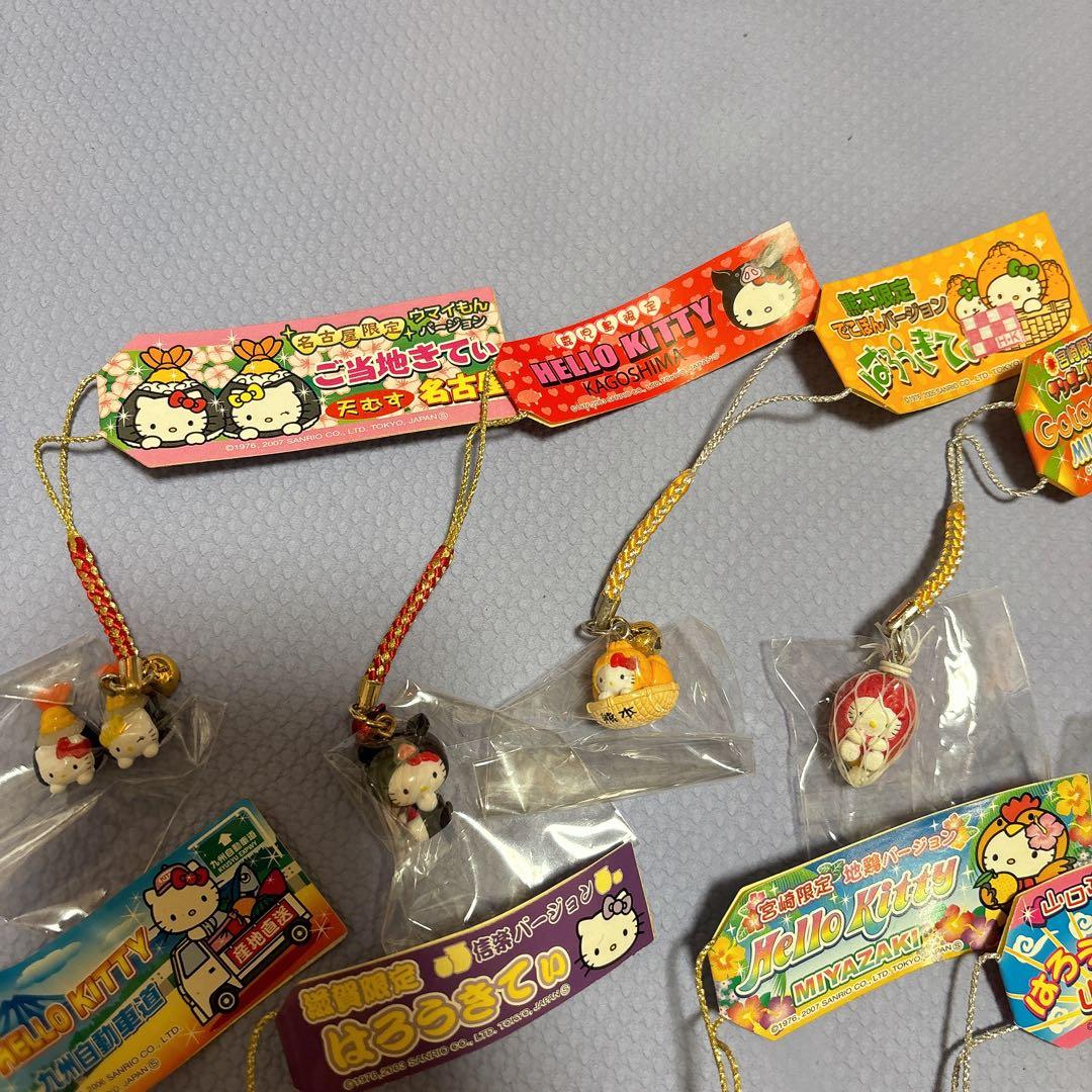 【九州地方多め】ご当地キティ ストラップ 10個セット