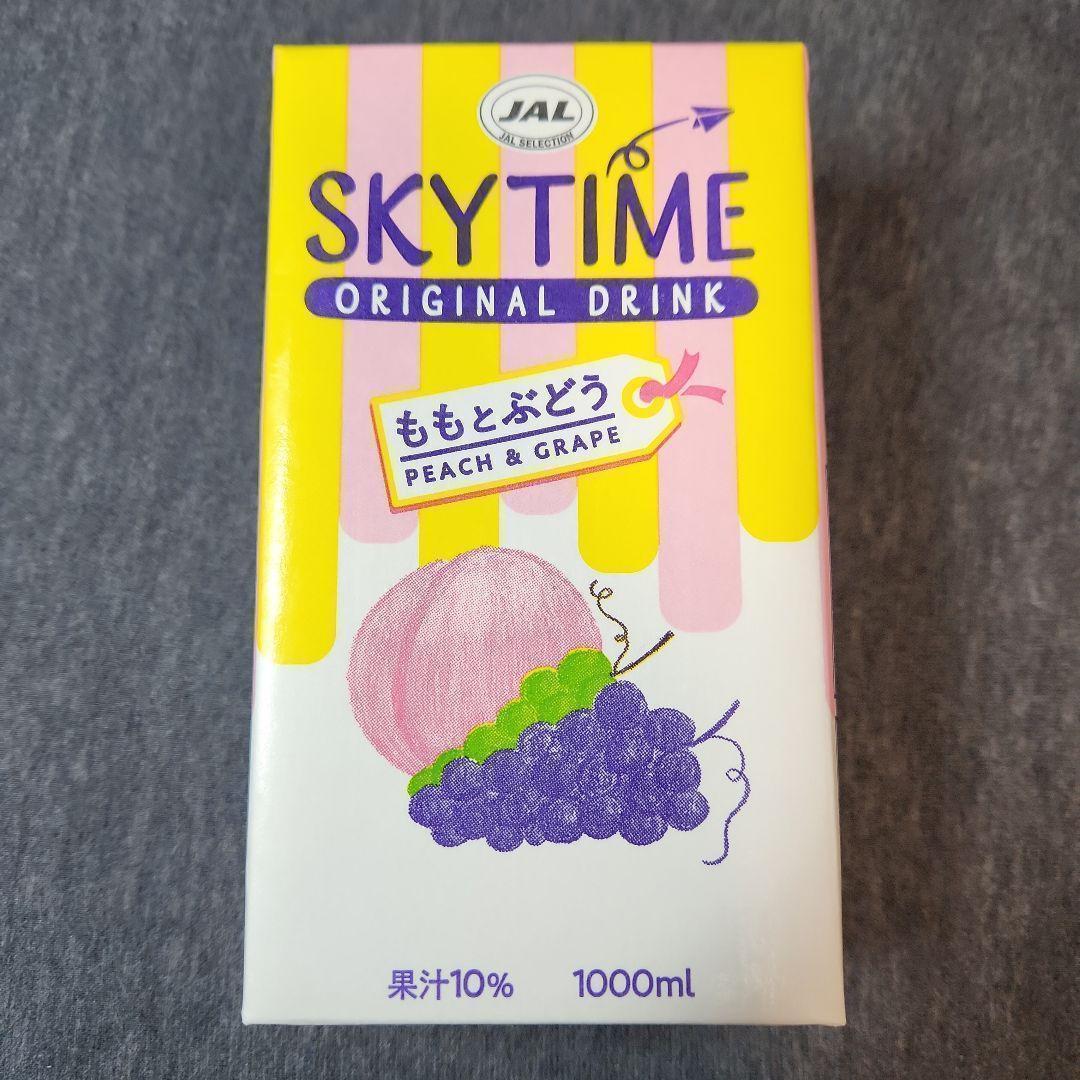 【新品未開封】JALスカイタイム ももとぶどう《1000mL×12本》