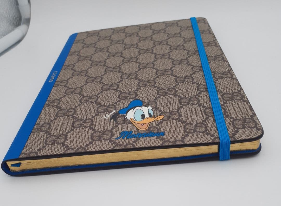 Z07-78 グッチ ドナルドダック ノート ディズニーコラボ - メルカリ