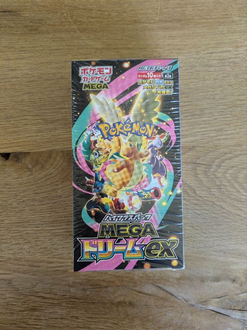 シュリンク付き ポケモンカードゲーム MEGAドリームex 1BOX - メルカリ