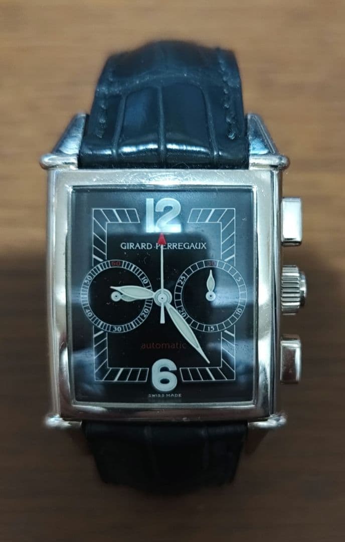 時計 Girard Perregaux vintage white gold