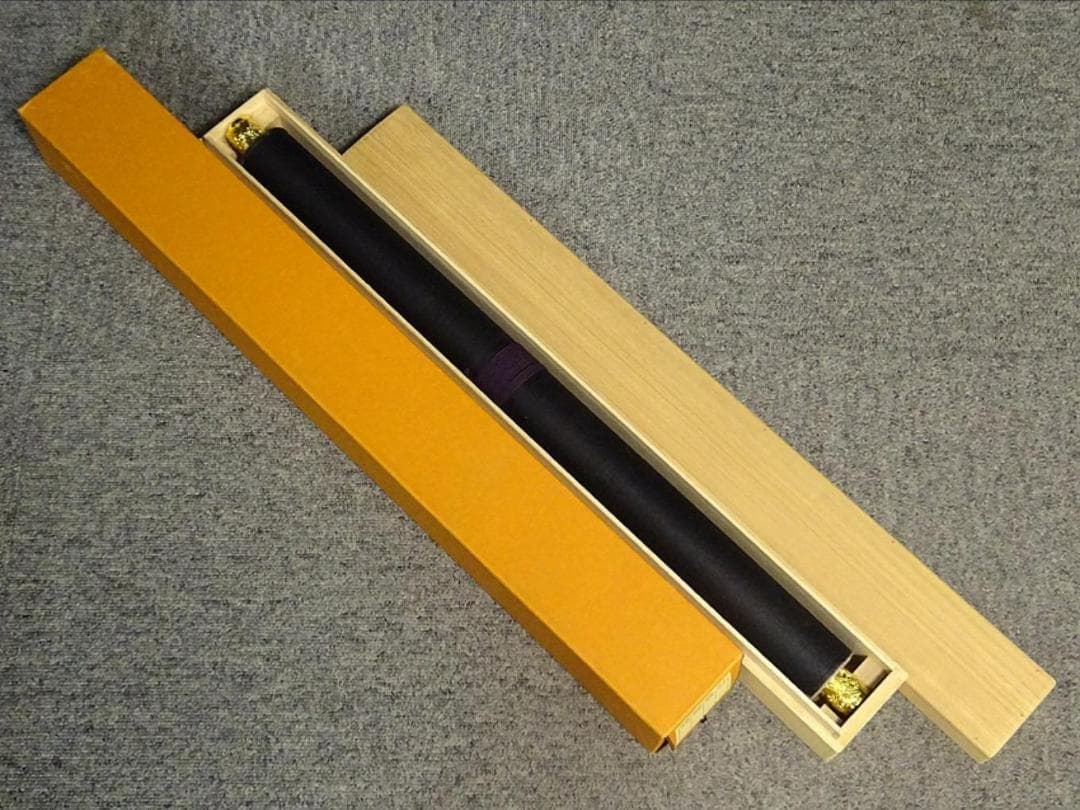 掛軸『西国三十三箇所霊場御朱印』絹本 無地箱付 掛け軸 a03174