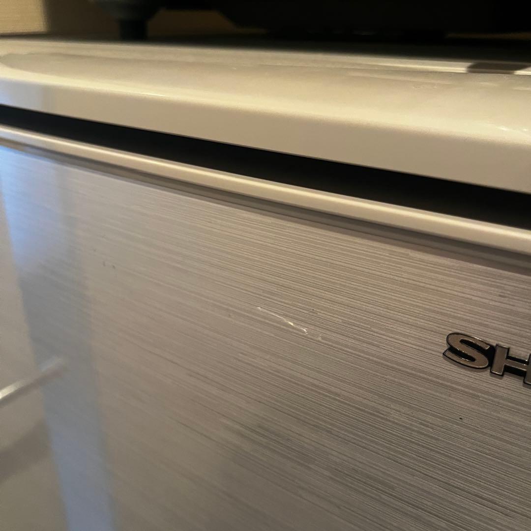 SHARP シルバー 2ドア冷蔵庫 167L