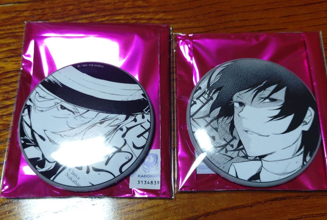 大博覧会 太宰 太宰治 缶バッジ 文豪ストレイドッグス 中原中也 中也