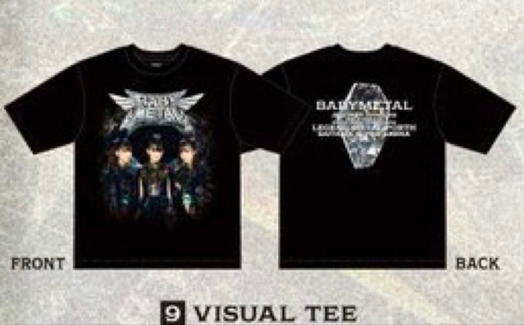 未開封】BABYMETAL VISUAL TEE Tシャツ XXL - メルカリ