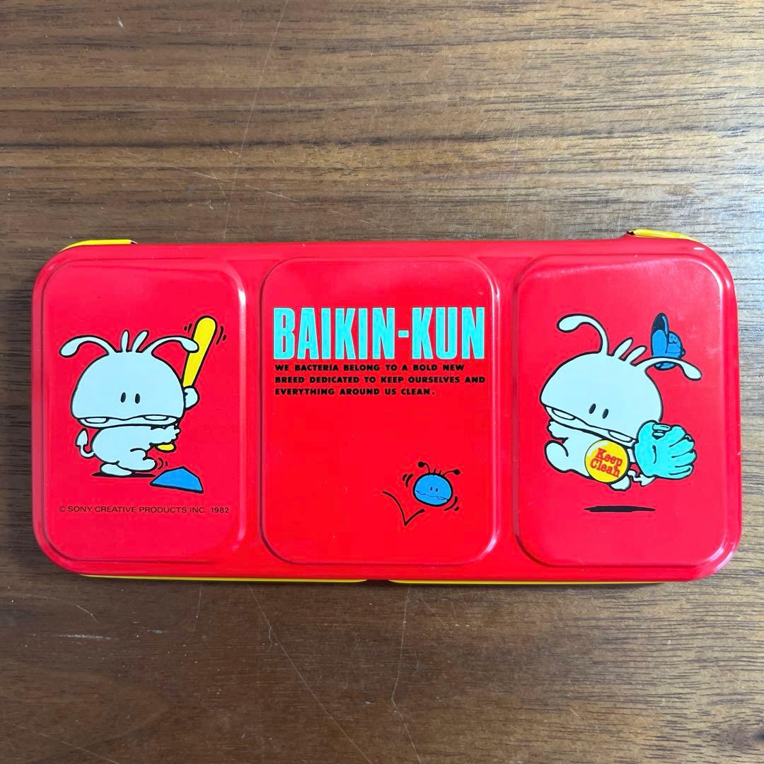 BAIKIN-KUN バイキンくん 缶ペンケース ミラー付き 2個セット - メルカリ