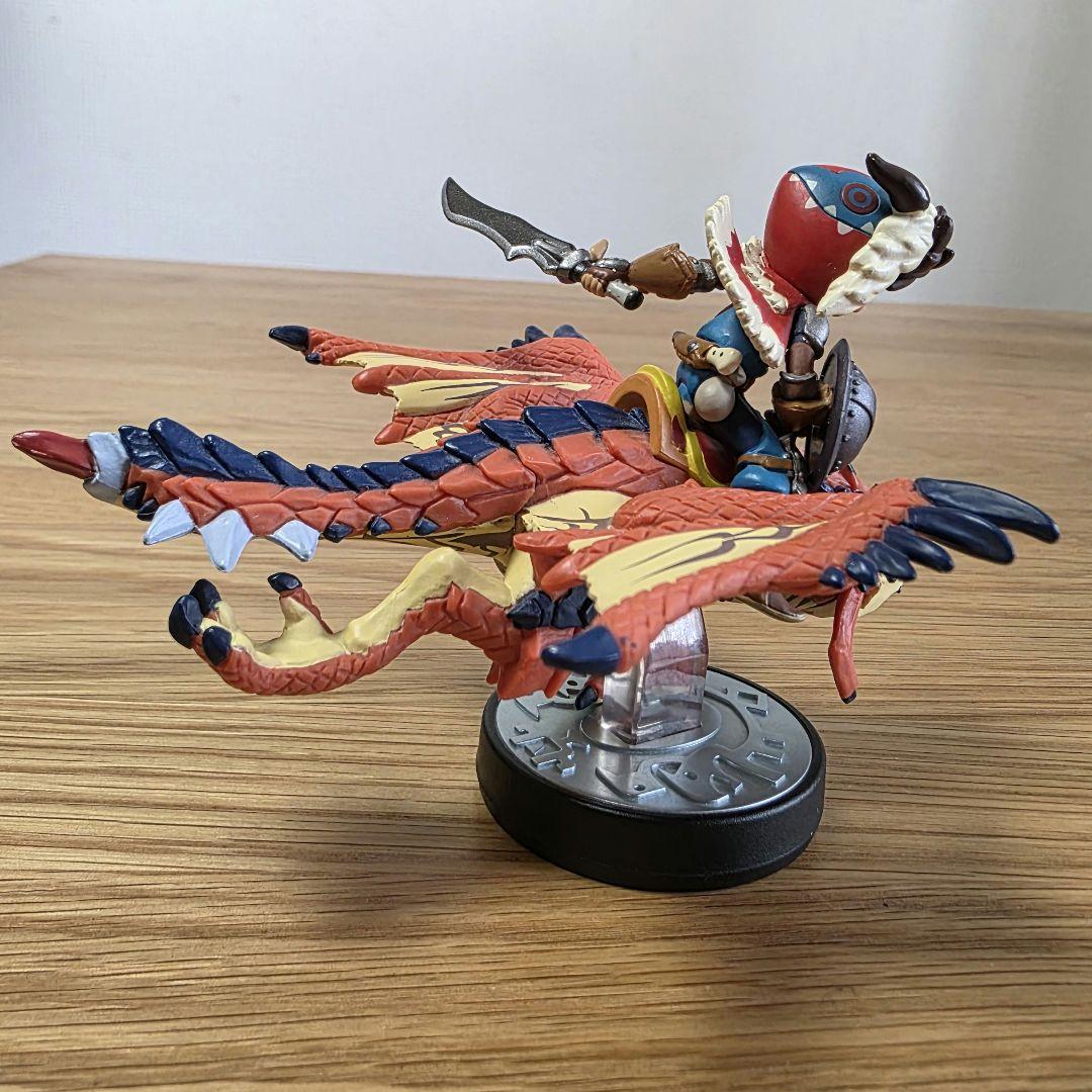 モンスターハンター amiibo アミーボ 隻眼のリオレウス＆ライダー
