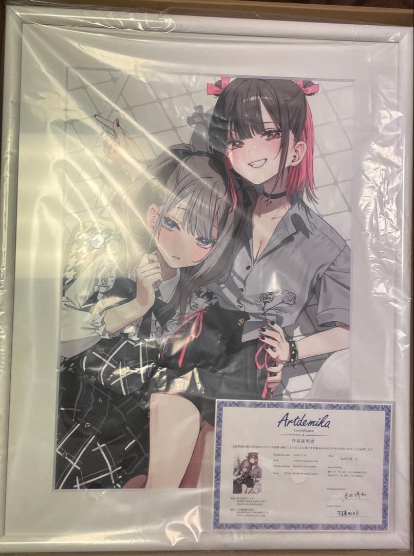 千種みのり meets アニメイト 志乃と恋 複製イラスト A