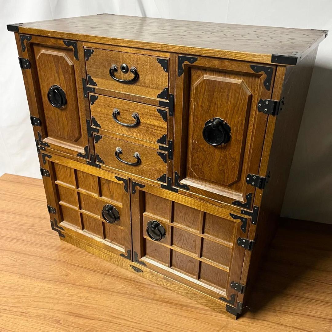 箪笥 裁縫箱 木箱 からくり 隠し引き出し 古道具 和ダンス レトロ 希少