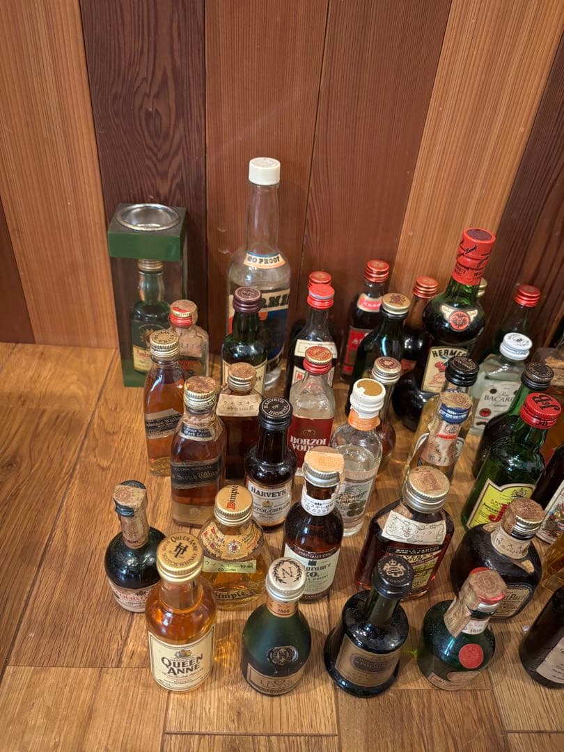 ミニボトル 古酒 洋酒 お酒 ウイスキー ブランデー まとめ売り 64本 激安