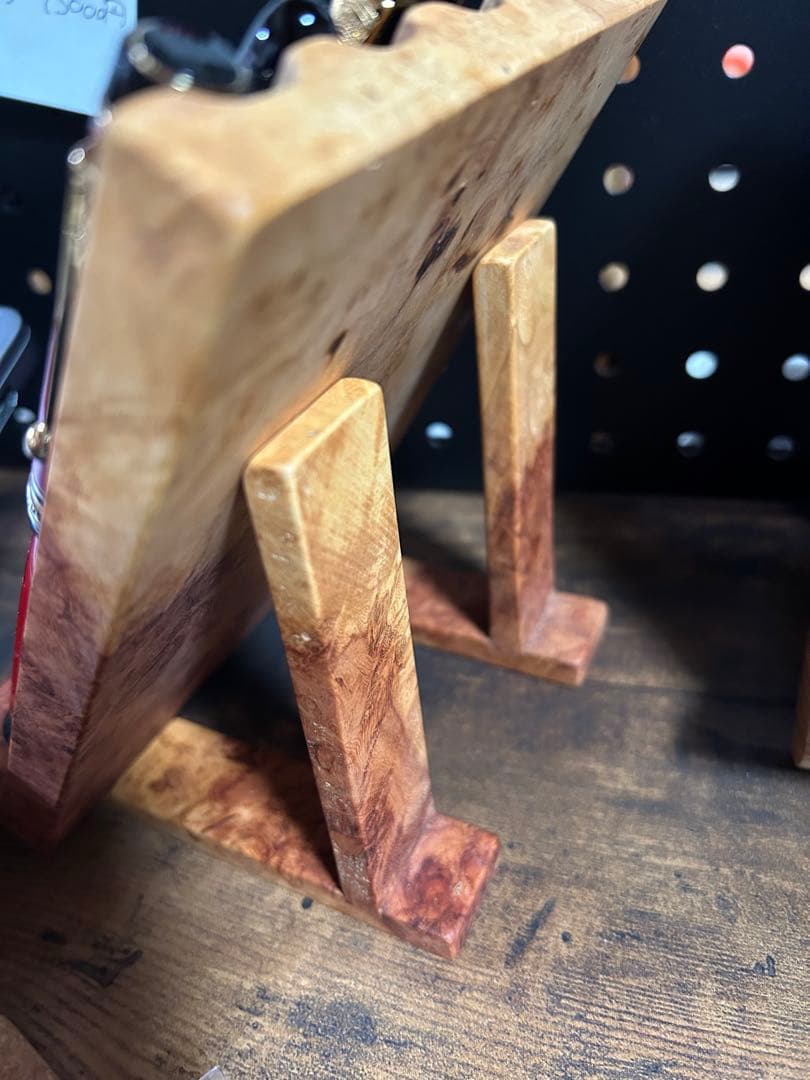 kentaro-papa ケンタロウパパ 花梨紅白 ペンスタンド ペン立て 楔