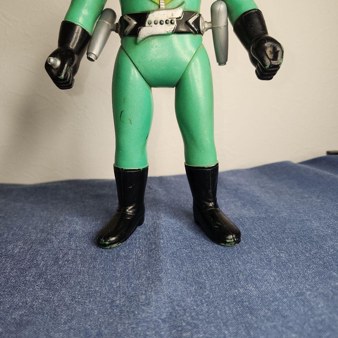 ミドリレンジャー　ソフビ　面なし　武器なし　マントなし。レア