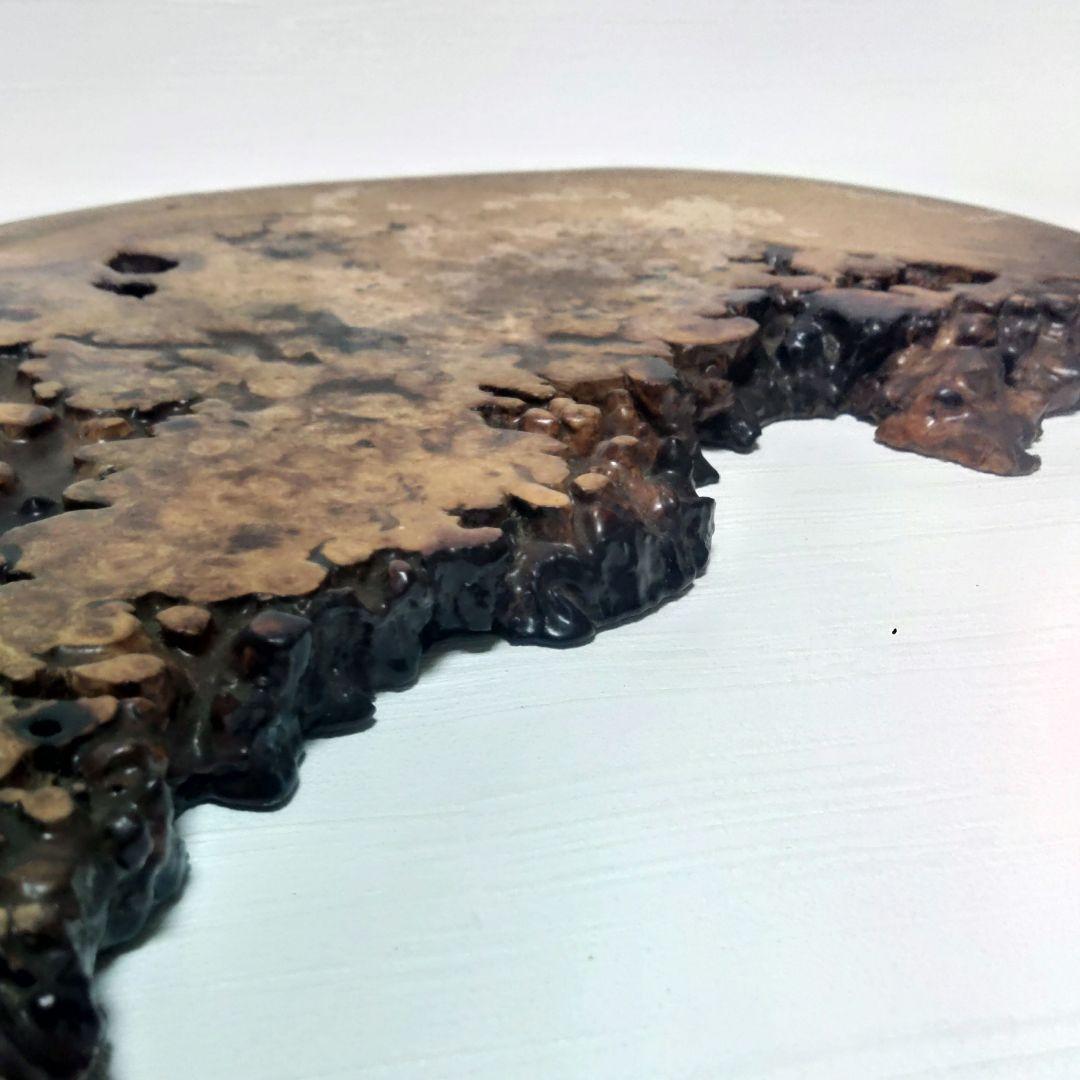 花台 花梨 玉杢 煎茶台 置物台 ウ20