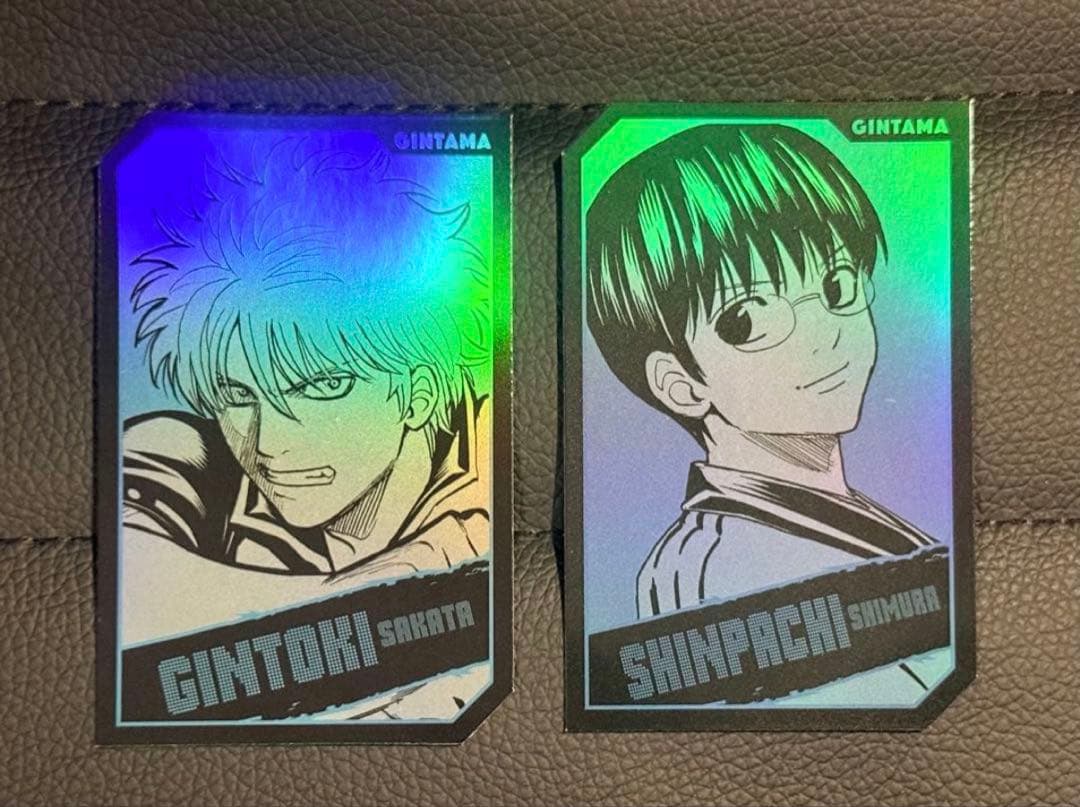 銀魂】ホロカードコレクション 坂田銀時 志村新八 - メルカリ