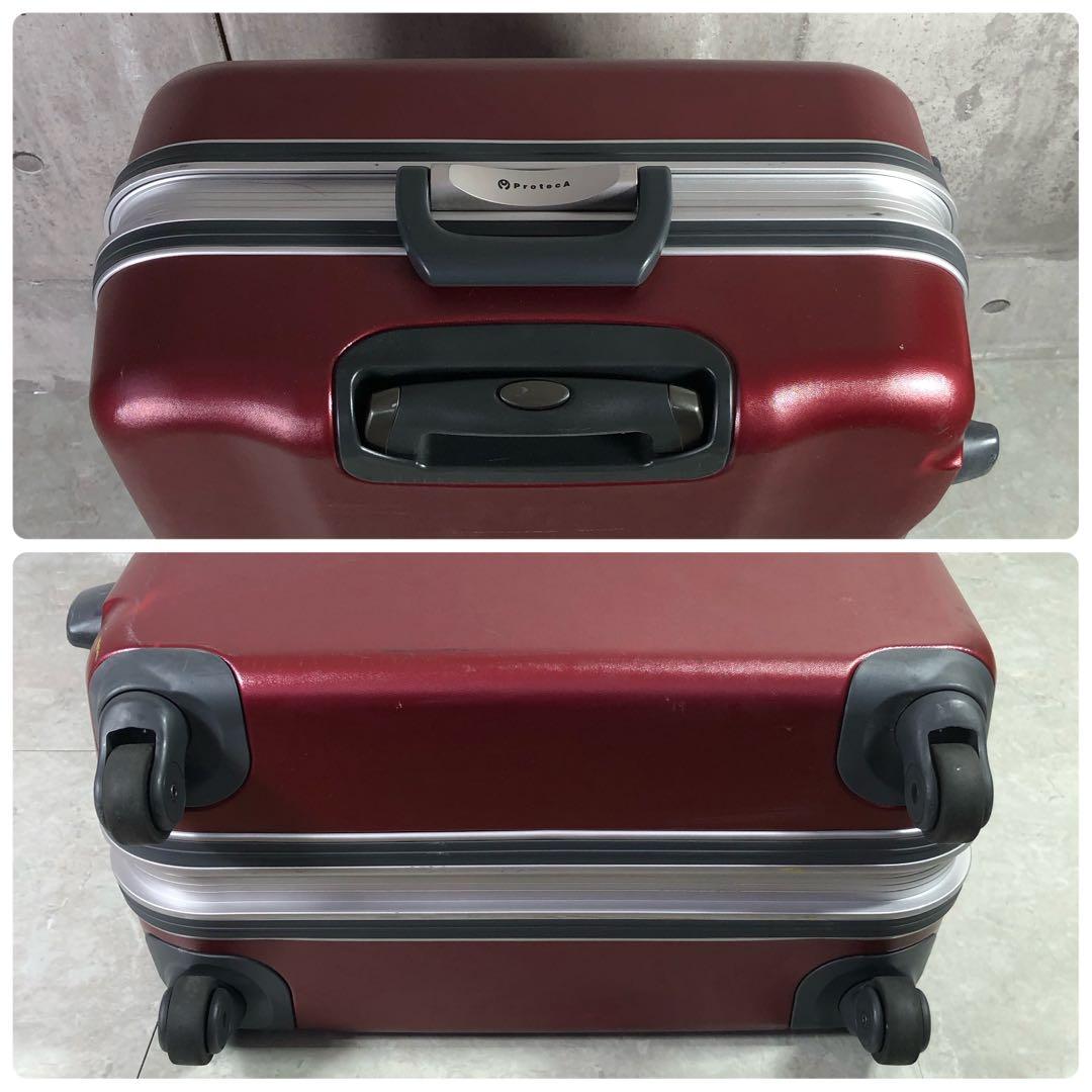 プロテカエキノックスライトスーツケース大容量4輪レッドTSAロック