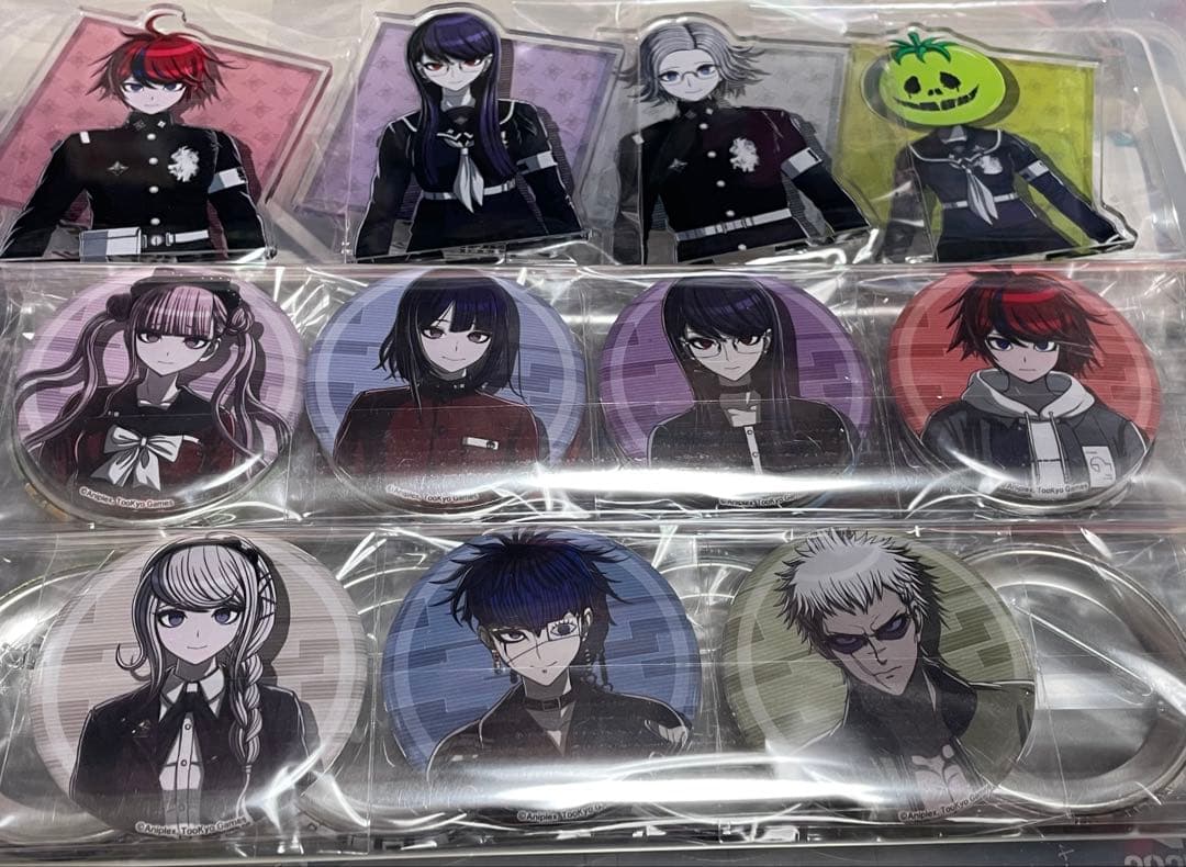 ハンドレッドライン WonderGOO 特典 缶バッジ アクリルスタンド セット