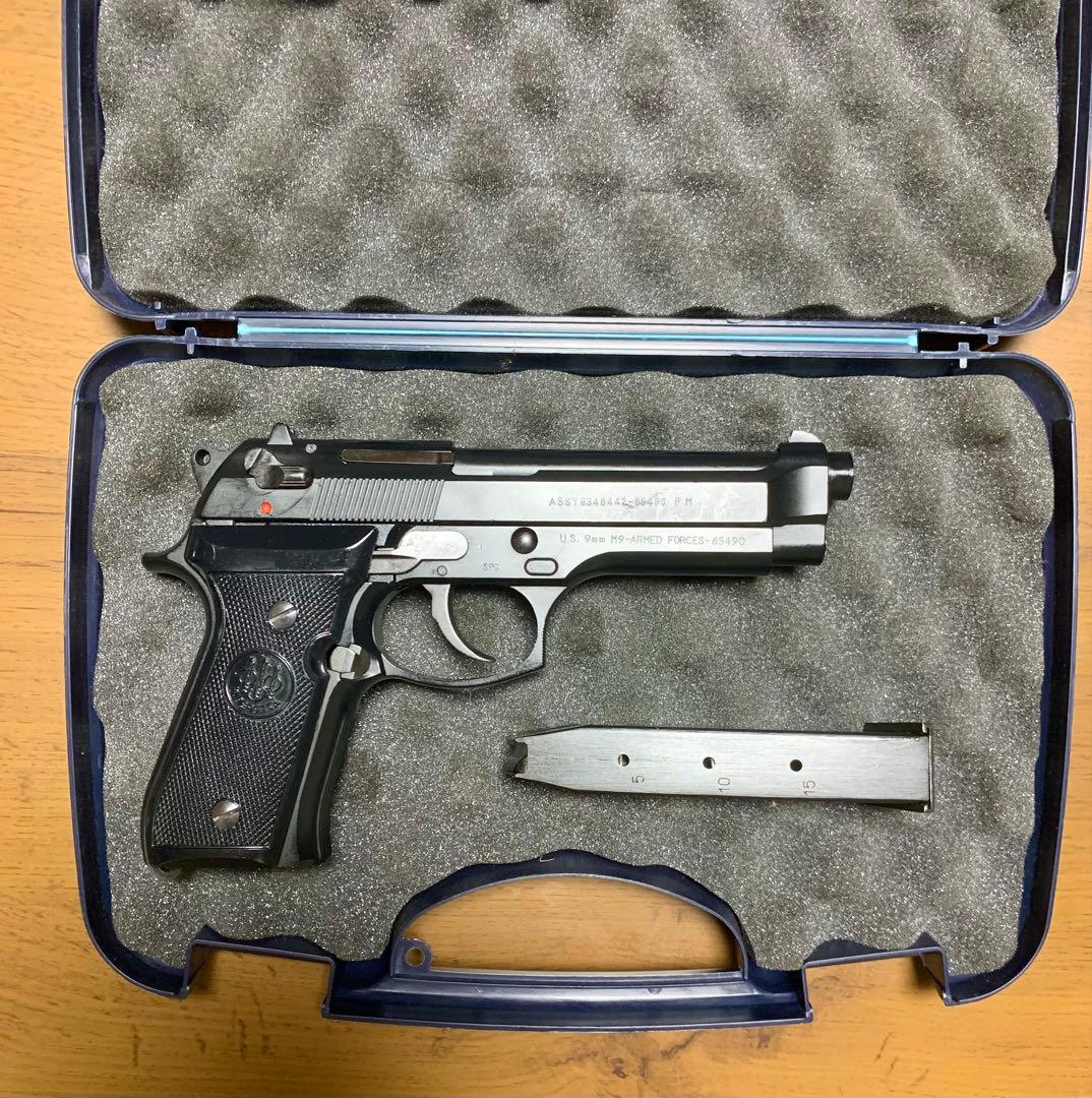 タナカワークス 未発火モデルガン Beretta M9 米軍放出品マガジンポーチ
