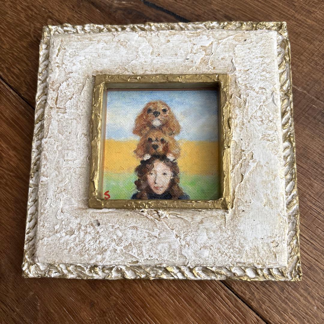 キャバリアルビーオリジナル絵画諏訪憲ニ作