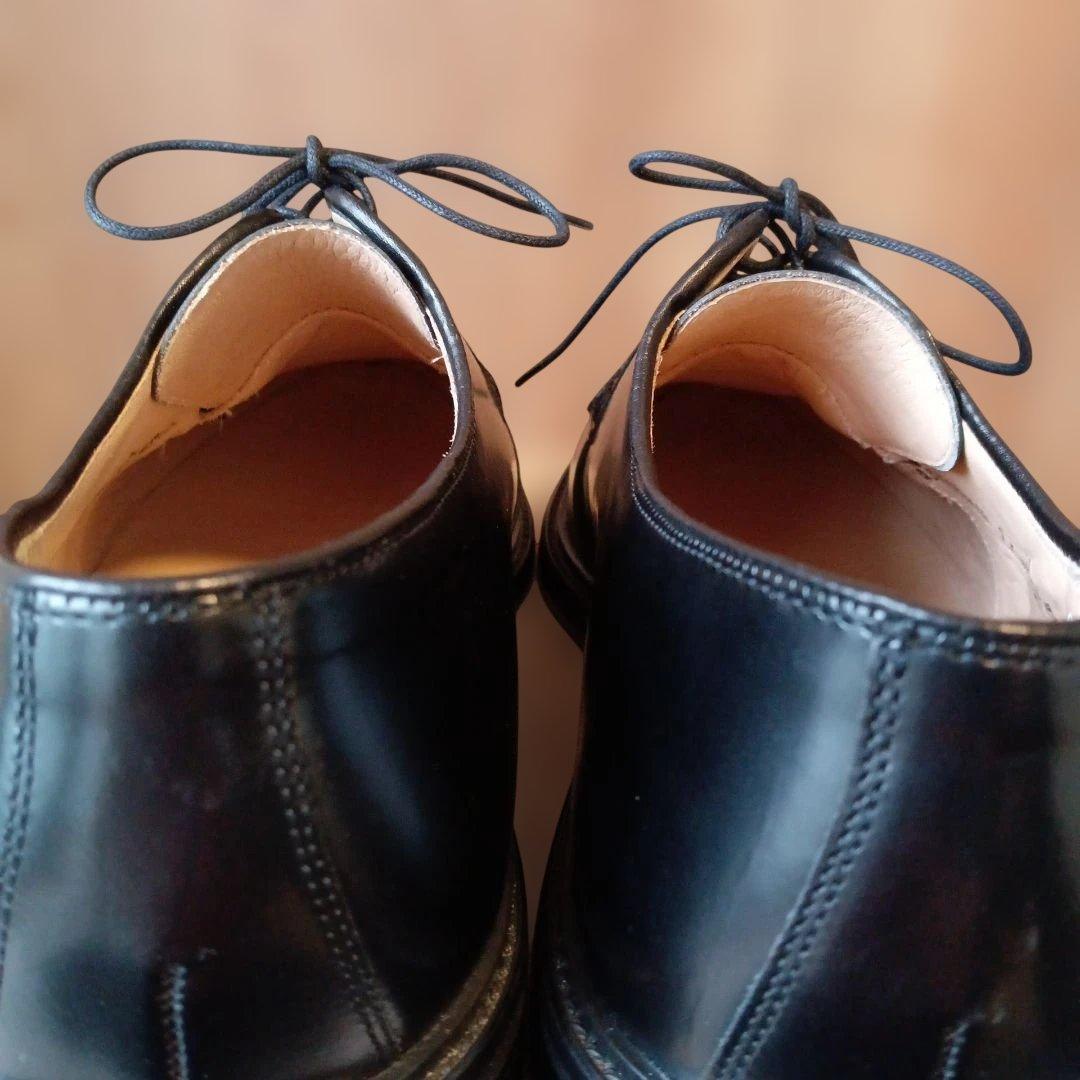 APOLLO　アポロ　プレーントゥ　黒　7　未使用級　美品　希少