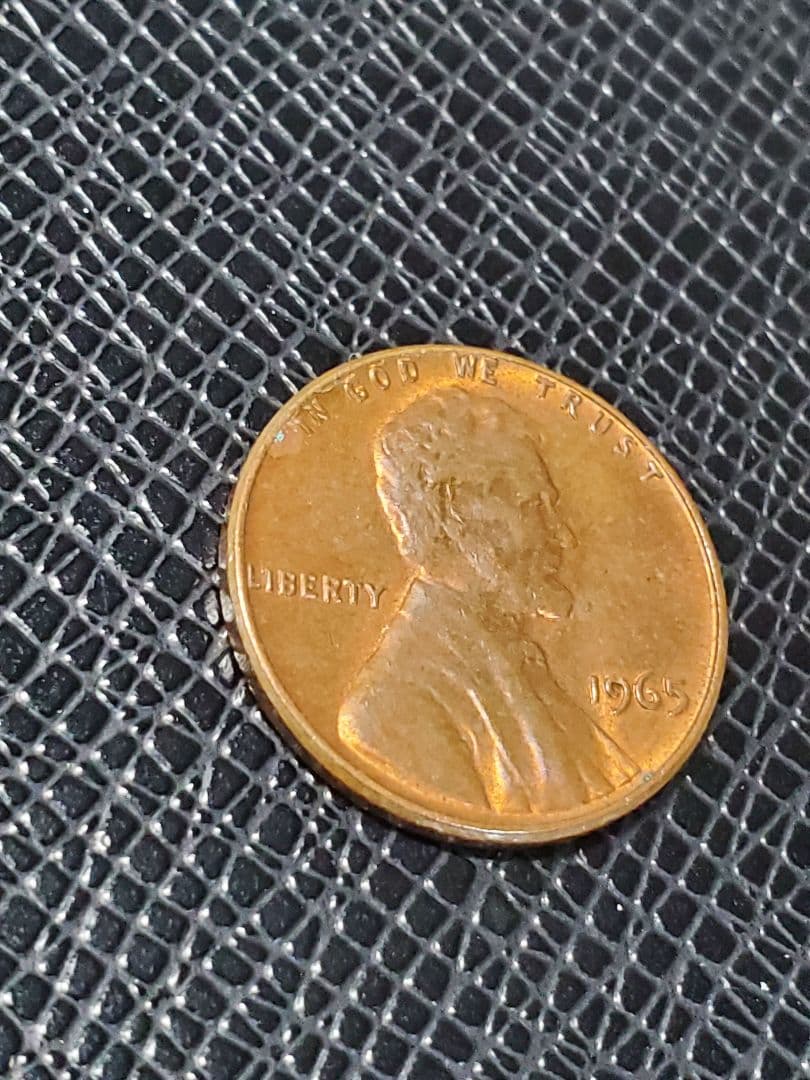 1678. 1965年 アメリカ 1セント 硬貨 - メルカリ