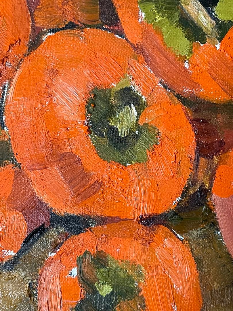 50%off】￥367,440➔￥183,720➔150,000 柿の絵画