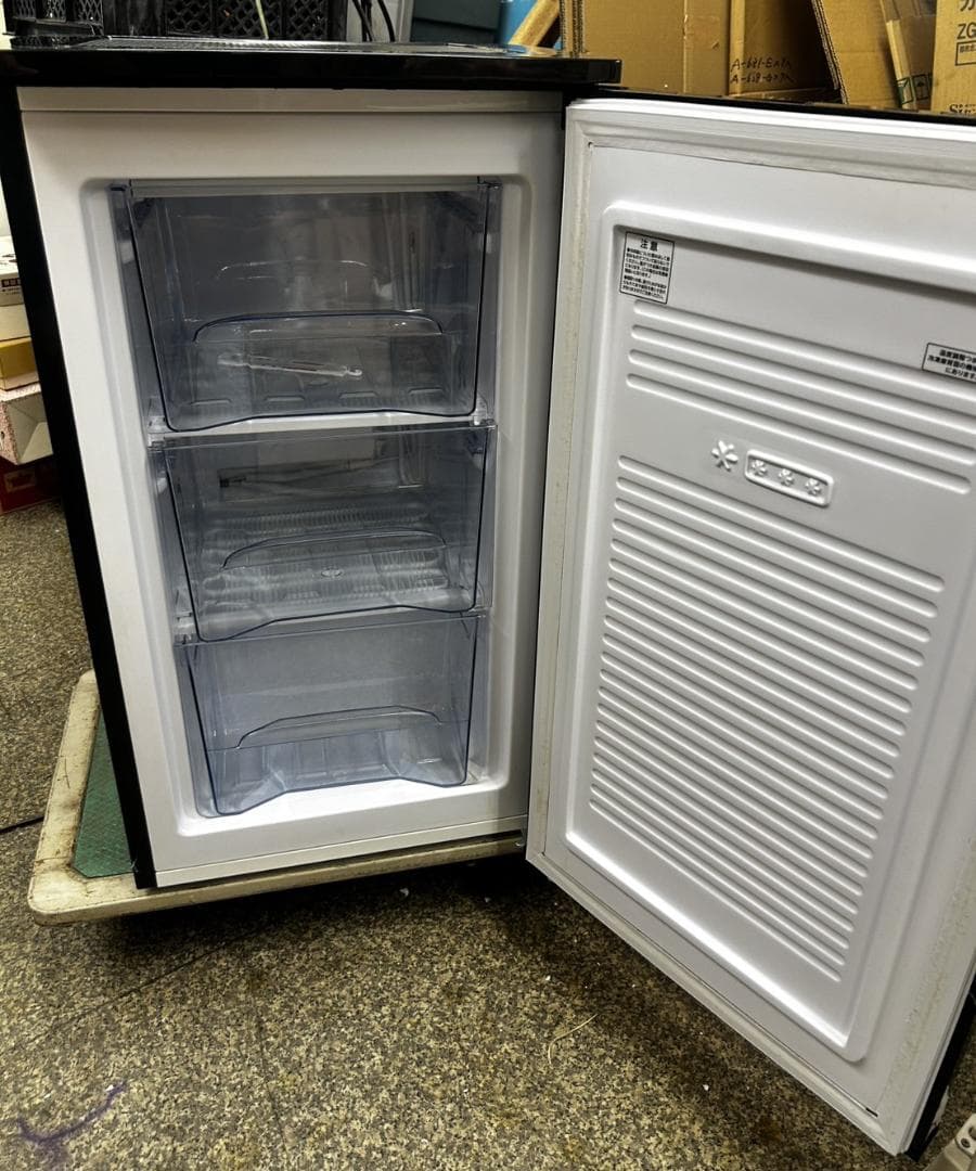 IRIS OHYAMA ブラック 冷凍庫　IUSD-6A-B