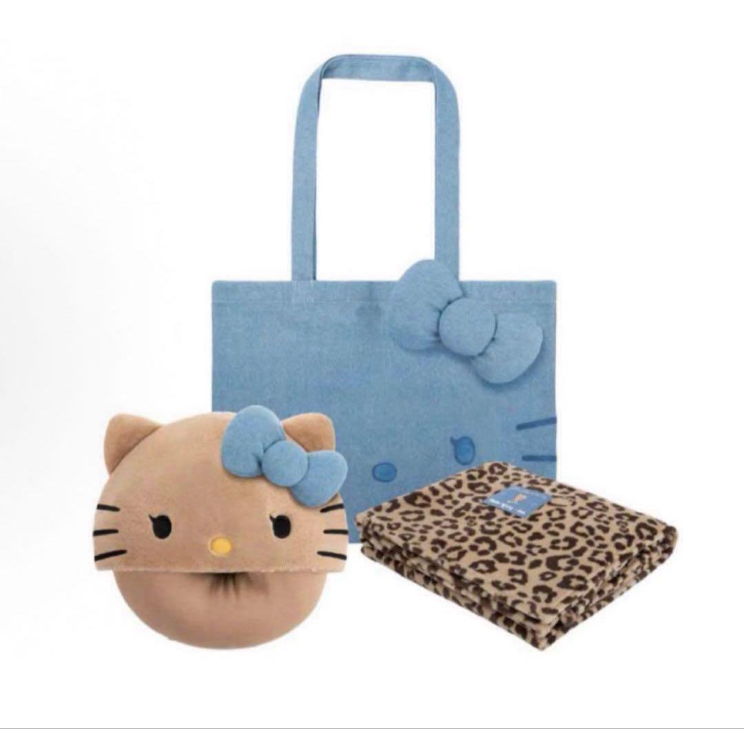 海外限定Hello Kitty x TBH トラベルブランケット 3点セット