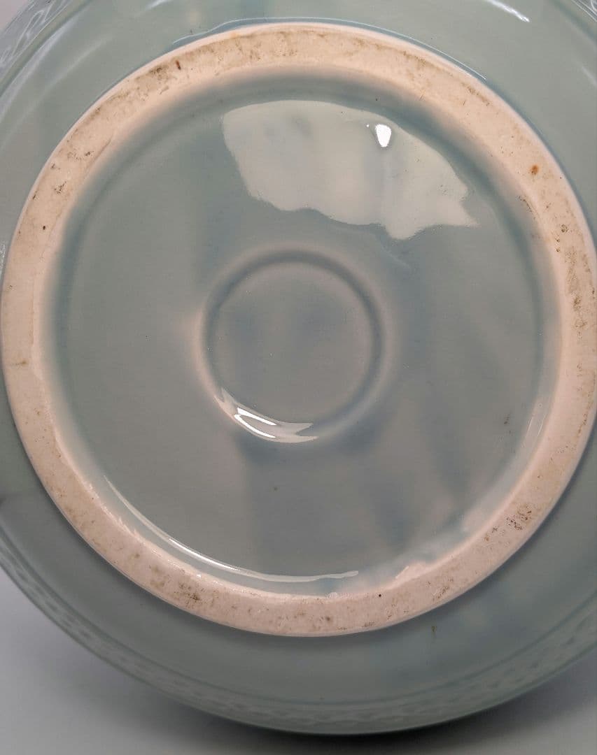 青磁 壺花瓶 壷 花生 花入 花器 フラワーベース 砥部焼？ 高麗青磁？ 置物