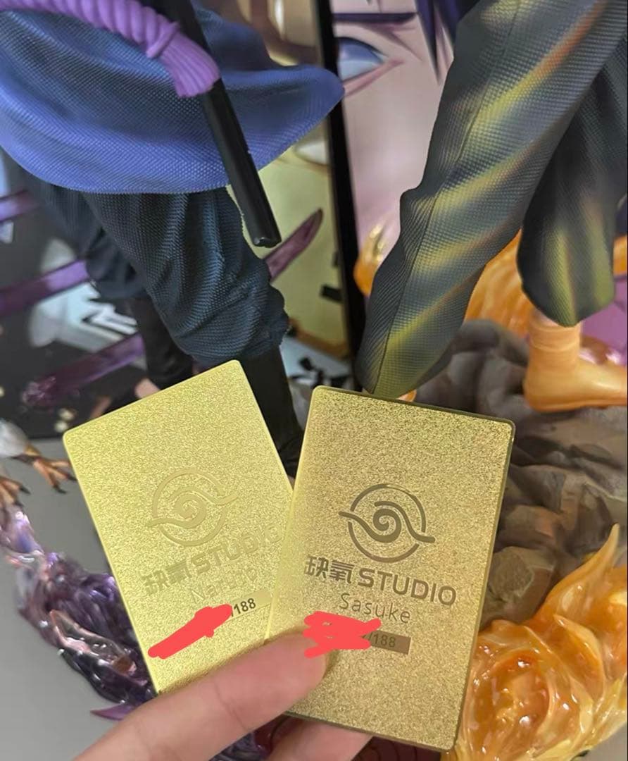 ナルト うちはサスケ 2点 ガレージキット ガレキ スタチュー⑥⑨