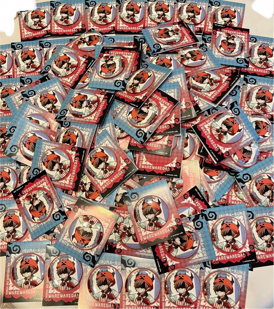 魔界の主役は我々だ ボンベ・ゾム アニメイトカフェ 台紙付き 缶バッジ