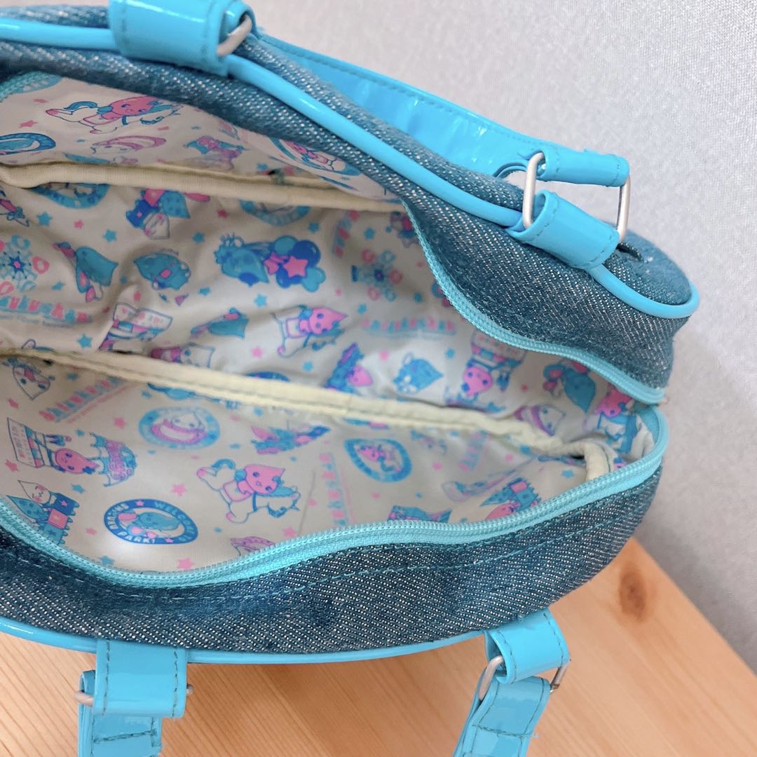平成レトロ しずくちゃん デニムバッグ