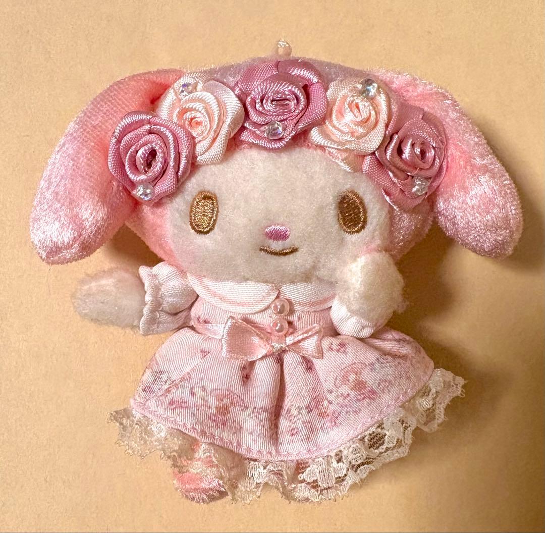 リズリサ マイメロディ マスコットキーホルダー リズメロ ぬいぐるみ