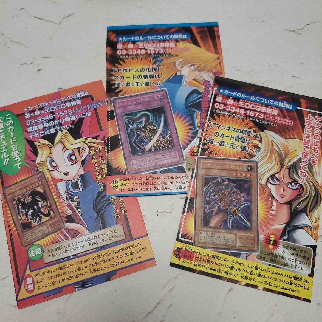 遊戯王OCG デュエルモンスターズ ジャンプ 袋とじ 付録 セット 遊戯王