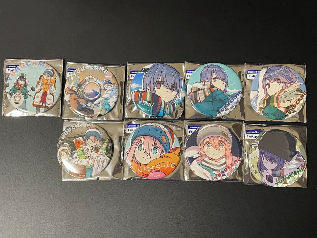 ゆるキャン△ 缶バッジ 志摩リン 各務原なでしこ セット 新品未使用