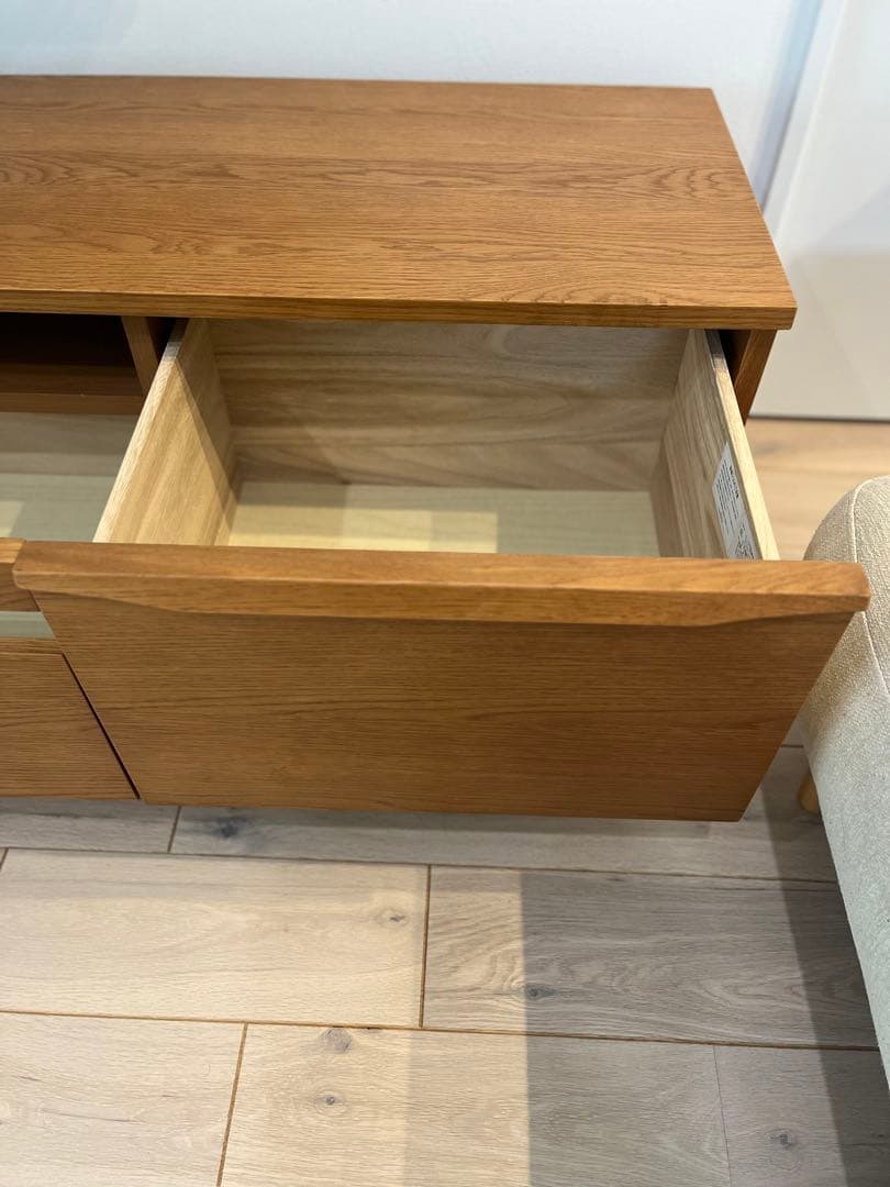 美品】unico テレビボード【KIRP／キルプシリーズ】オーク材