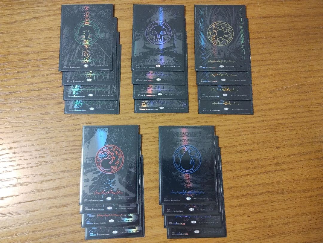 mtg オイルスリックfoil 基本土地20枚セット