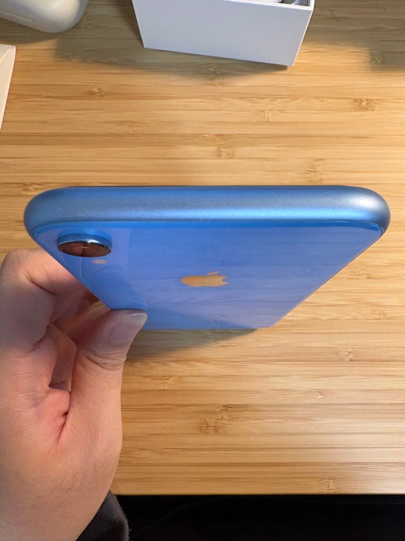 Apple iPhone XR ブルー 本体 箱付き 128gb