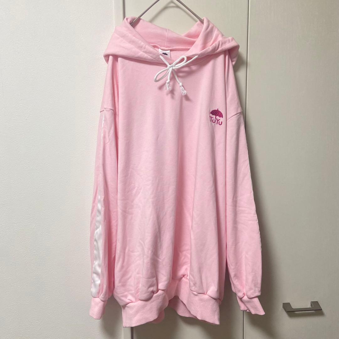 希少 ツユ TuYu アパレル パーカー ピンク くらべられっ子
