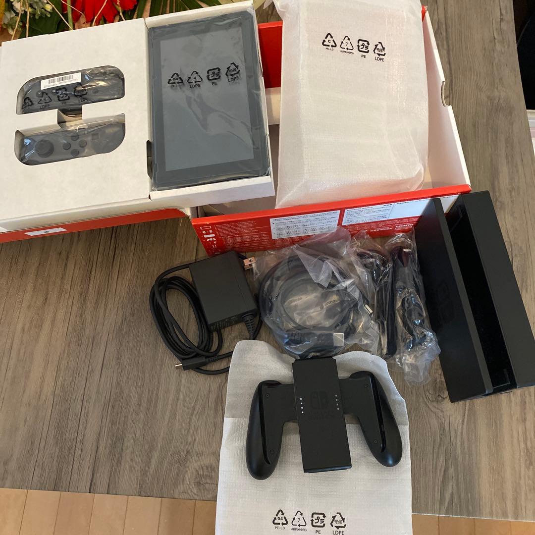 Switch Nintendo Switch Joy-Con L R グレー …