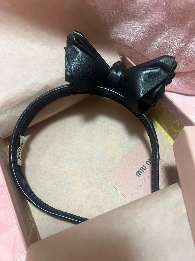 miumiu リボンカチューシャ ミュウミュウ