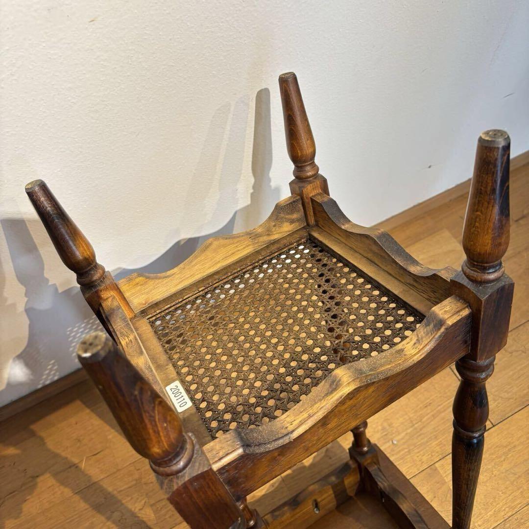 カリモク コロニアル シリーズ テレフォンラック 電話台 木製 サイド