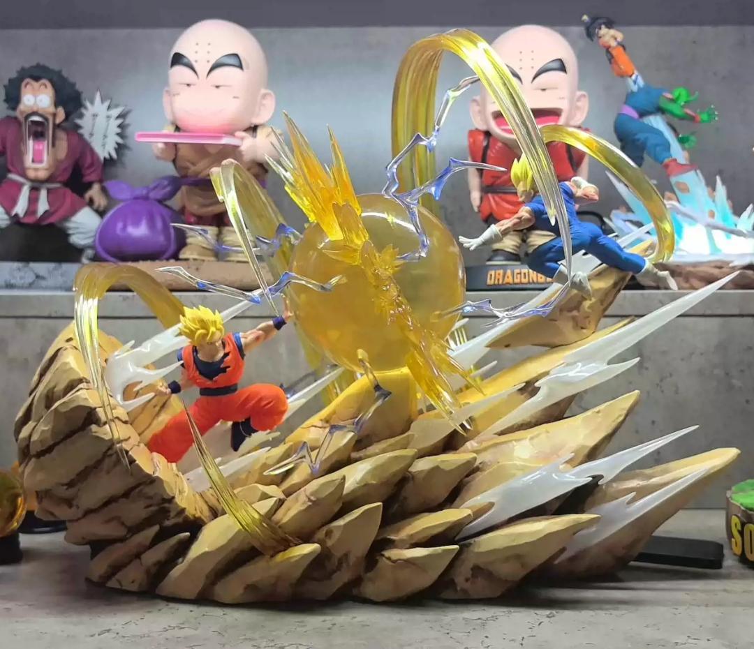 ドラゴンボール 孫悟空 ベジータ ガレージキット フィギュア ワーコレ