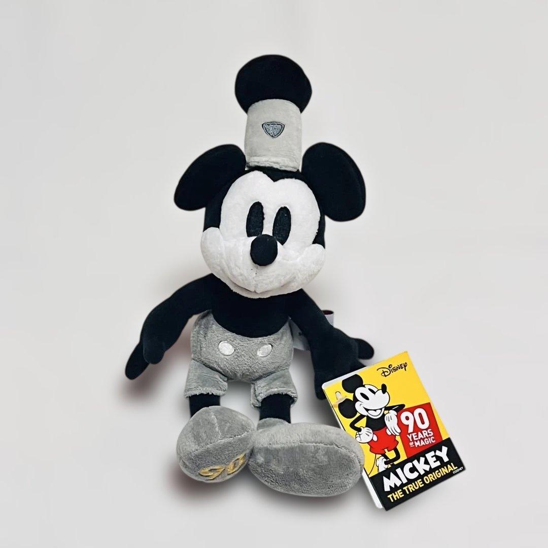 ディズニーストア ミッキー 90周年 ぬいぐるみ 蒸気船ウィリー - メルカリ