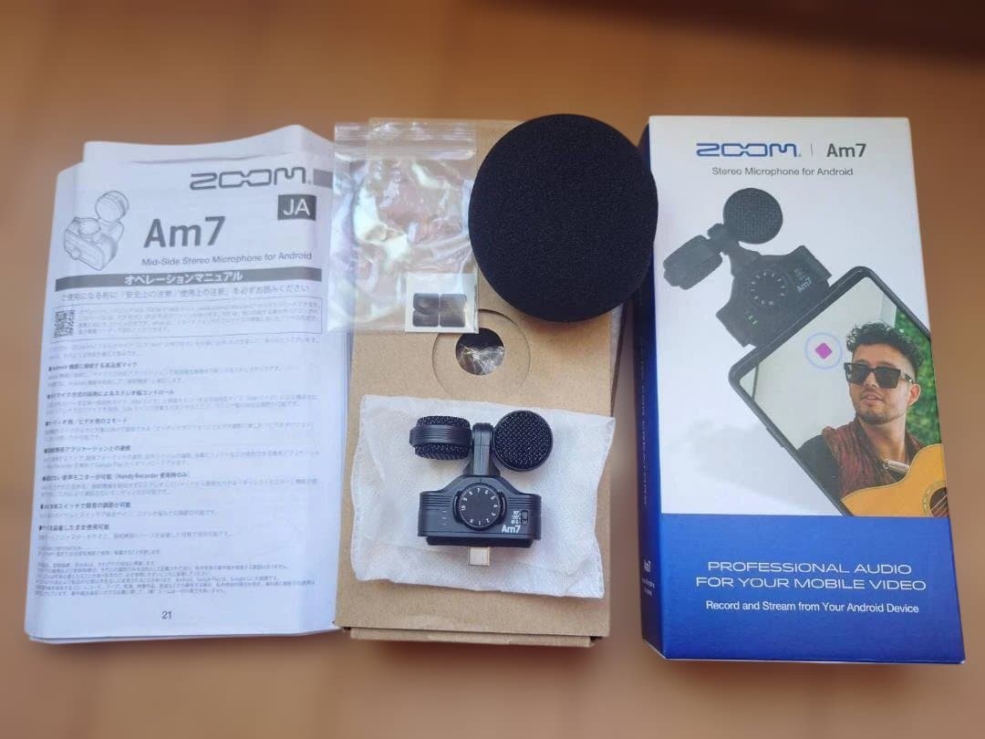 Zoom Am7 スマートフォン用マイク