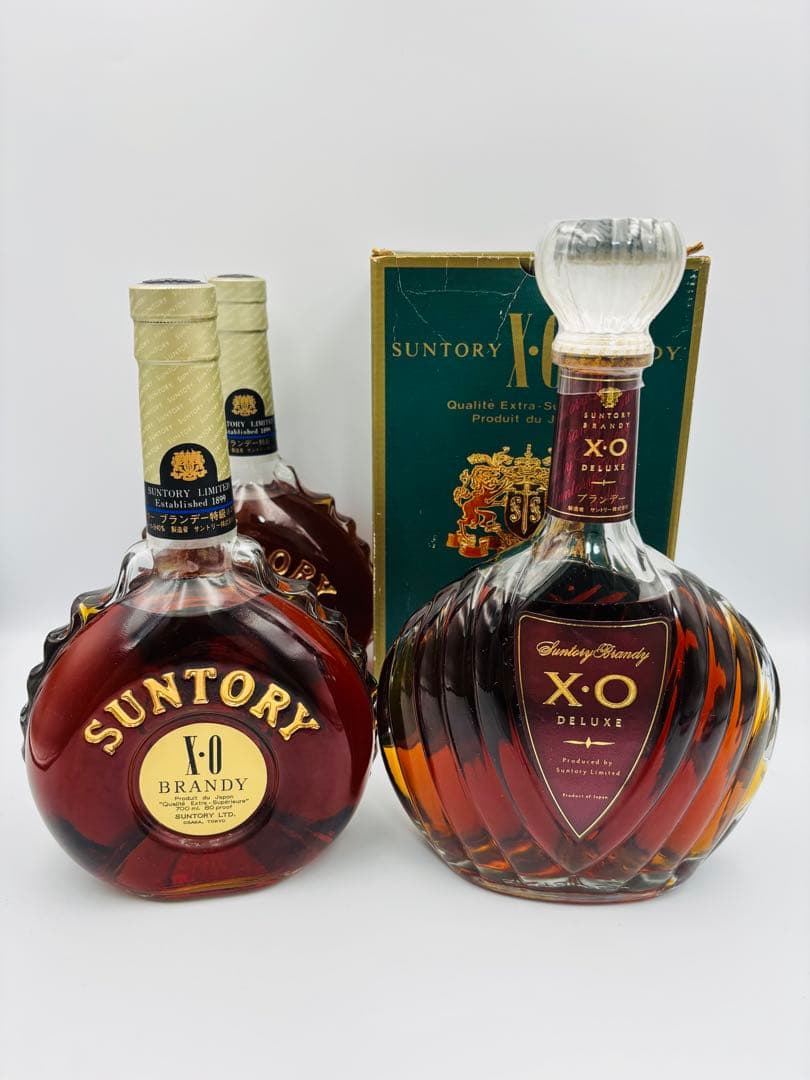 未開栓 SUNTORY サントリーXOデラックス 3本セット 700ml 40