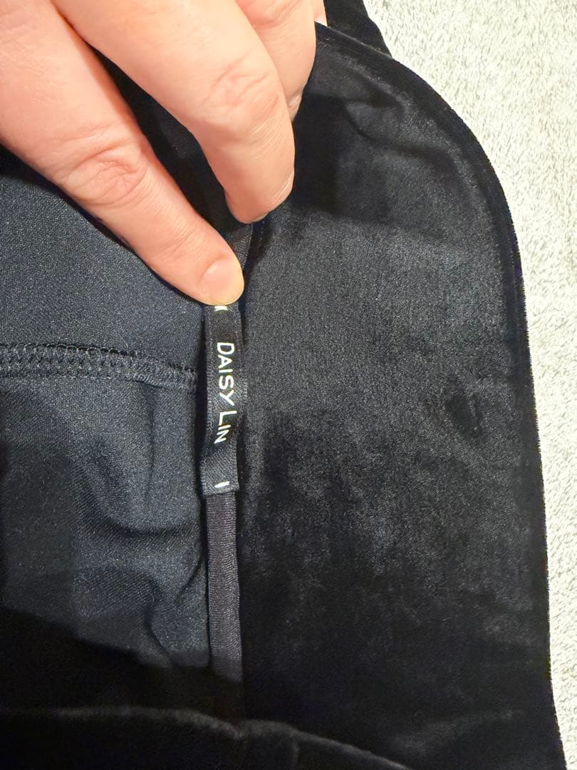 フォクシーDAISY LIN ブラックベロアスカート❣️４２サイズ定価６８２００円