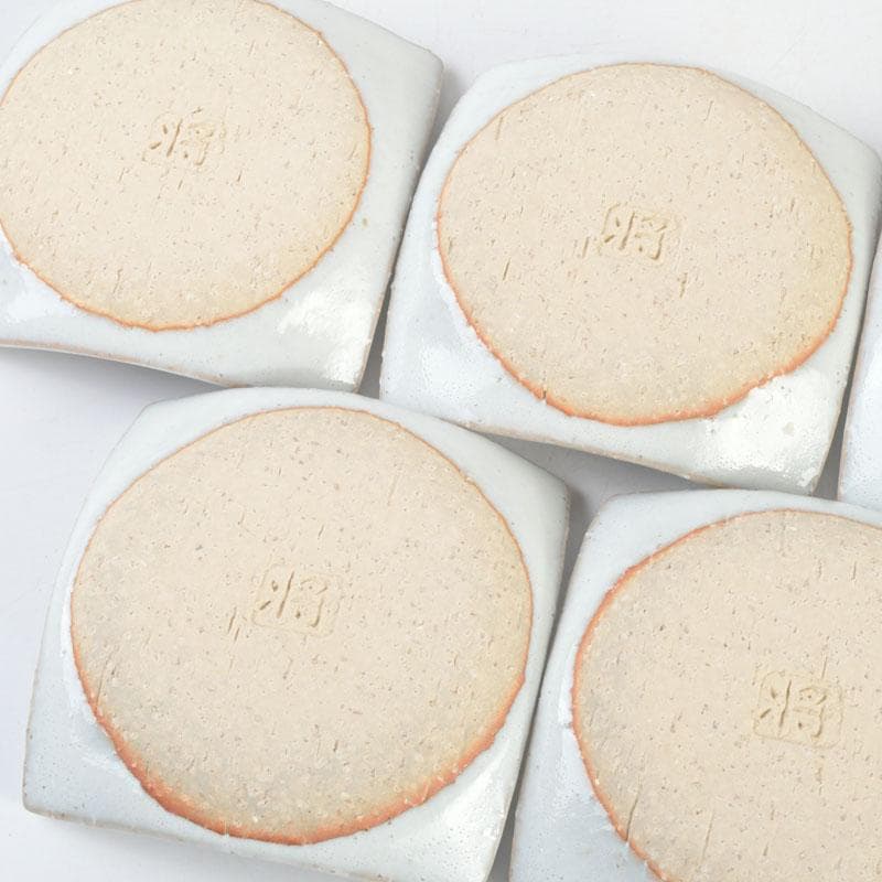 和食器 茶懐石 萩焼 吉賀將夫作 小皿 五客 共箱 V