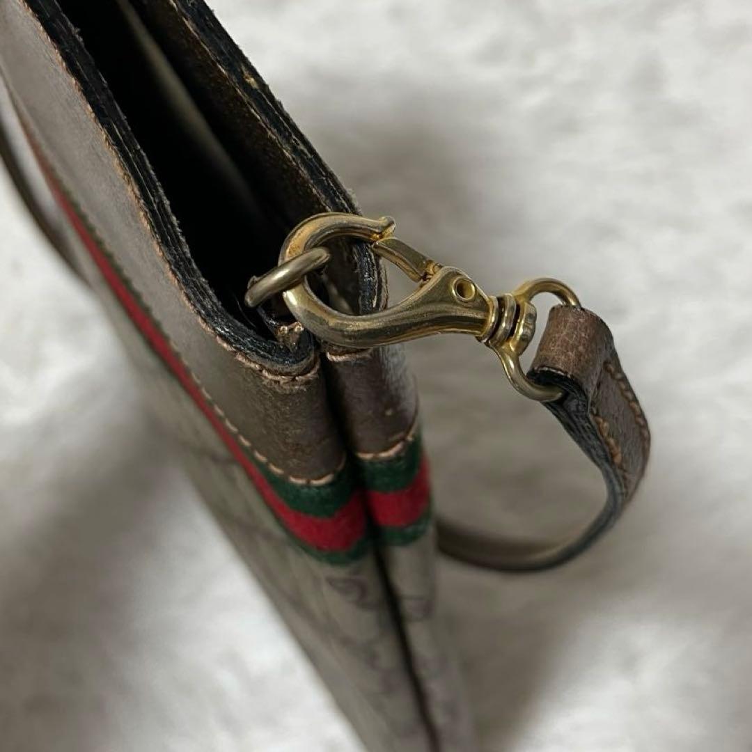 ✨美品✨OLD GUCCI　2WAY　ハンドバッグ　シェリーライン