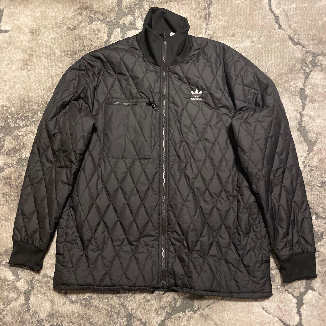 美品】adidas キルティングジャケット アウター - メルカリ