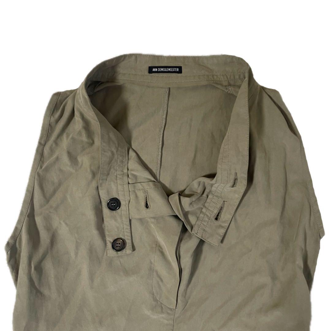 ANN DEMEULEMESTEER シルク　タンクトップ　S